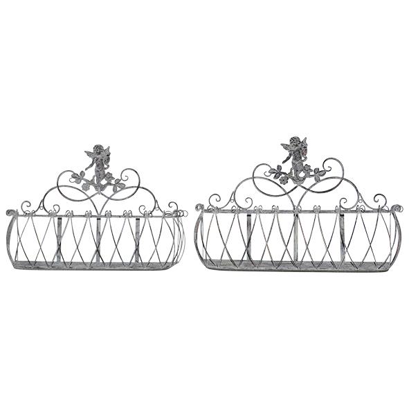 Set 2 Angel Planters Low