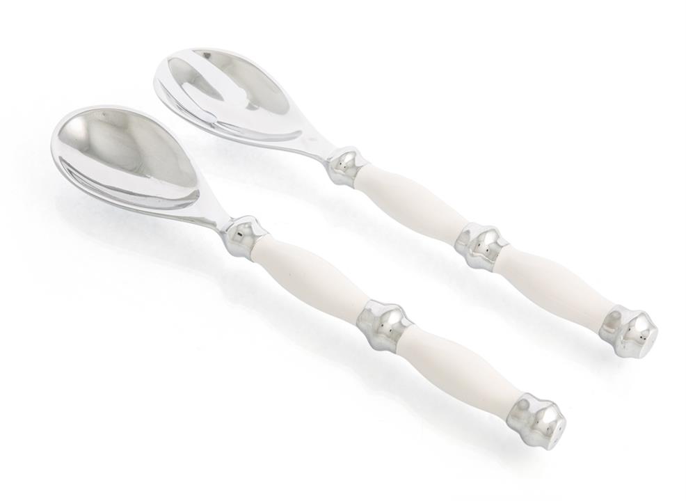 Set of 2 Glamorous White Servers