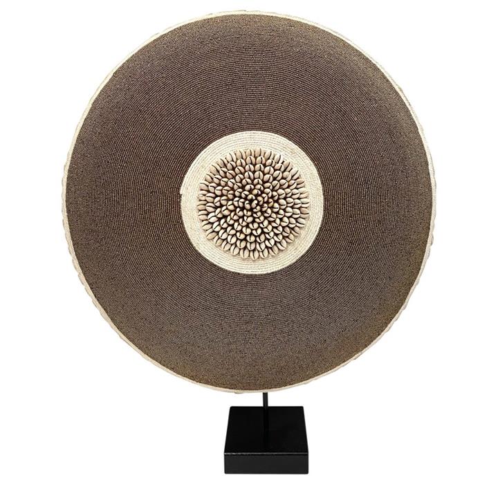 Shield Round Large Shells GOLD