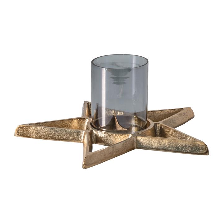 Sinclair Candle Holder Gold