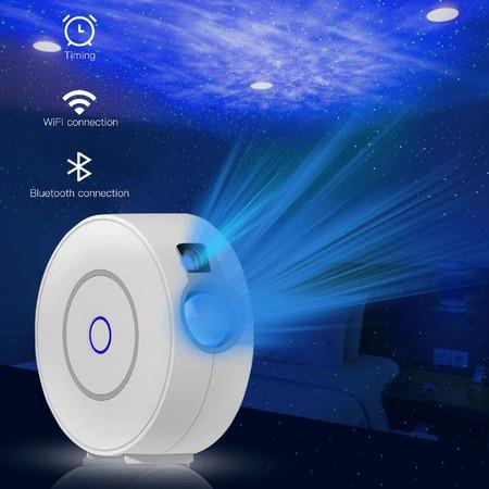 Sky Lite - LED Laser Star Projector, Galaxy Lighting, Nebula Lamp for Gaming Room, Home Theater, Bedroom Night Light, or Mood Ambiance (Blue Stars)