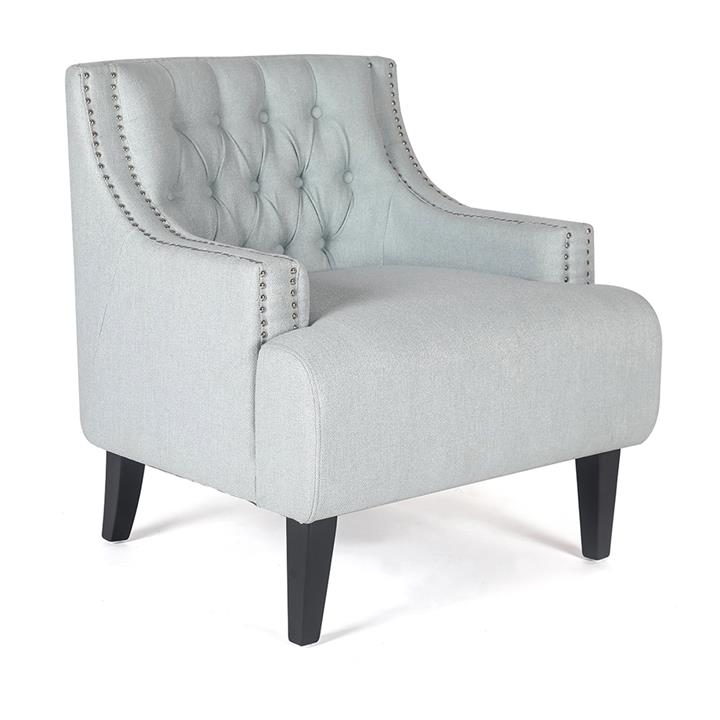 Skyler Tufted Occasional Chair - Ice Blue