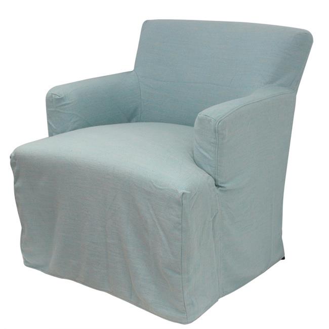 Slip Cover Nantucket  for Armchair Duck Egg Blue