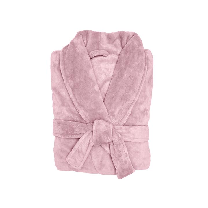 S/M Microplush Robe Blush