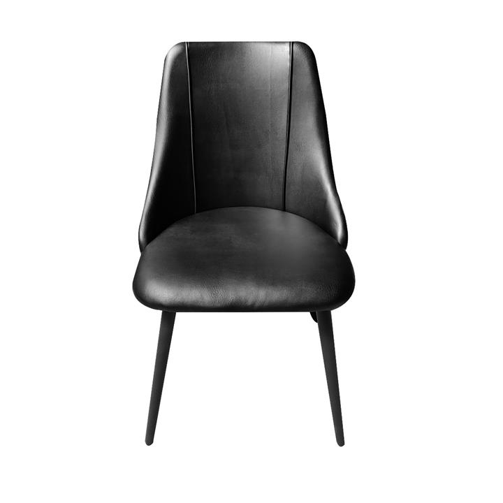 Sofi Dining Chair in Black PU - Set of 2