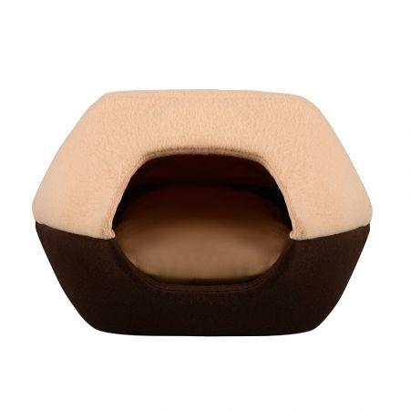 Soft Washable Pet Dog Cat Bed Ger House Nest with Removable Cushion