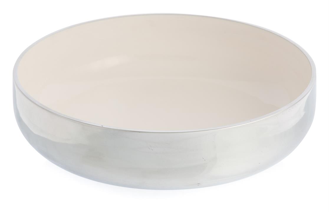Soft White Serving and Snacking Bowl