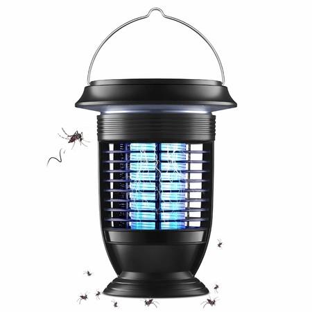 Solar Mosquito Bug Zapper Waterproof Insect Fly Pest Attractant Trap Killer USB Lantern