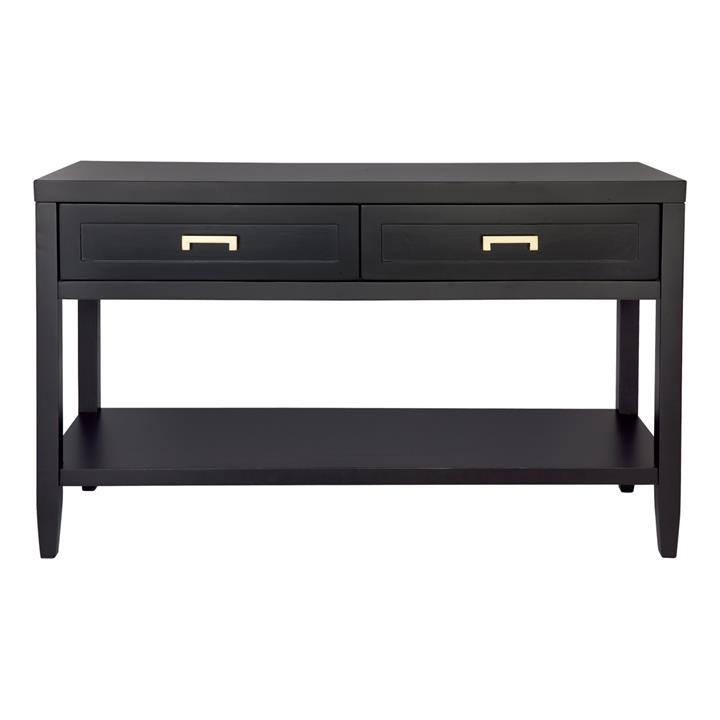 Soloman Console Table - Small Black