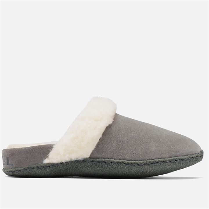 Sorel Women's Nakisk A Slide Ii Suede Slippers - Quarry/Grill - UK 4