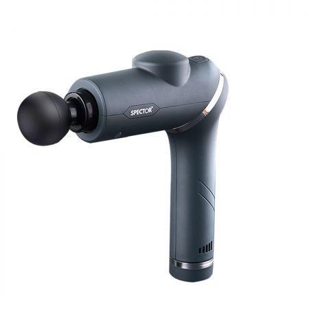 Spector Massage Gun 90� Rotatable Deep Tissue Percussion Vibrating Charcoal