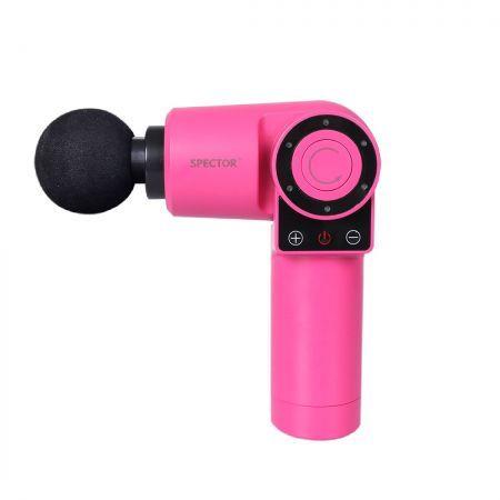 Spector Massage Gun 90� Rotatable Pocket Massager Tissue Muscle Percussion Pink