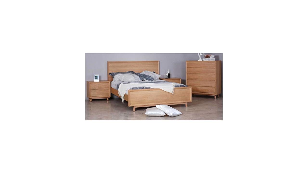 Springwood white oak bed frame - suite option