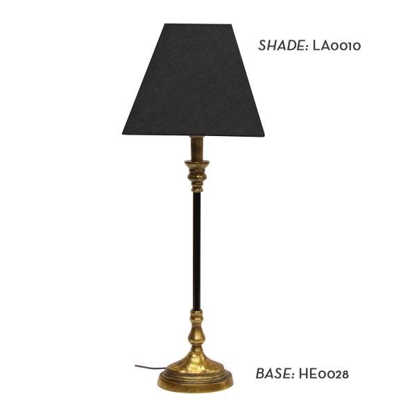 Square Shade Black 25cm