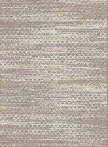St Tropez Rug Cross  - Brown/Ivory - 230x160