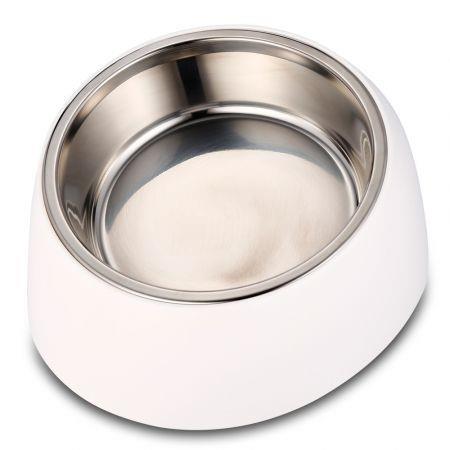 Stainless Steel Pet Bowls with Rubber Base for Dogs Cats