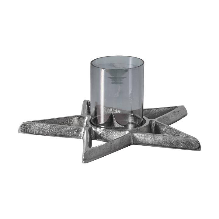 Star Candle Holder Silver