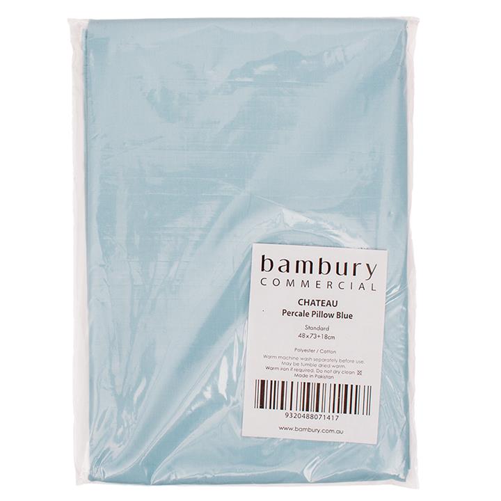 Std Chateau Pillowcase Blue