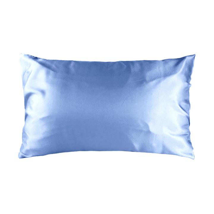 Std Satin Pillowcase 48cm x 73cm Blue Haze