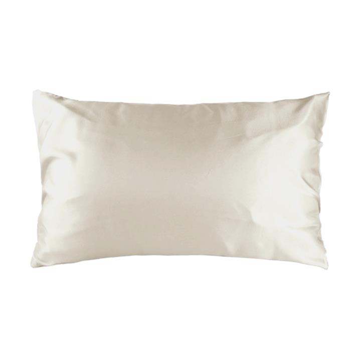 Std Satin Pillowcase 48cm x 73cm Cream