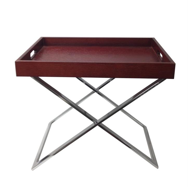 Steel Table with Tray