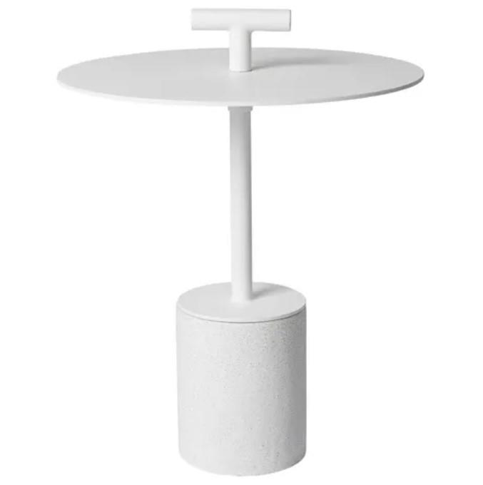 Stella White Outdoor Side Table