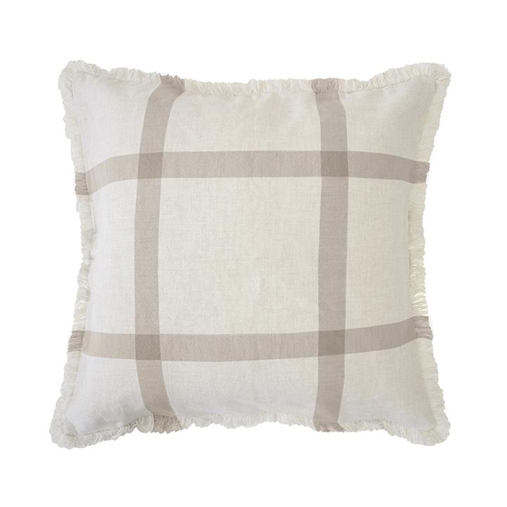 Stewart Square Cushion Almond