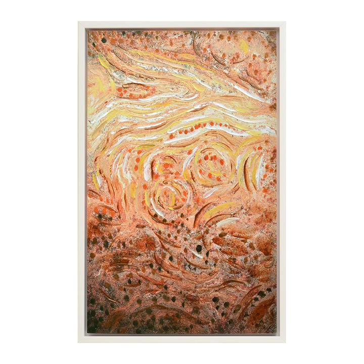 Sticks and Stones Enhanced Canvas Print