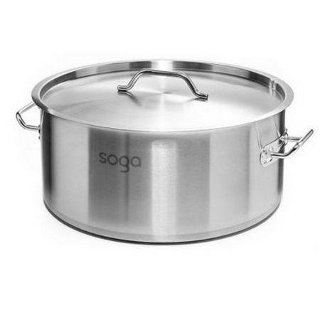 Stock Pot 58L Top Grade Thick Stainless Steel Stockpot 18/10