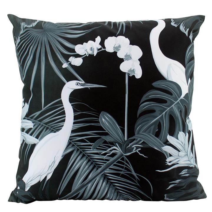 Stork b And w Outdoor Cushion 50x50cm