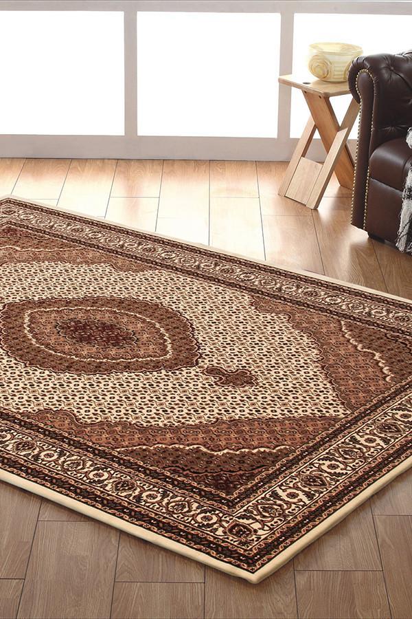 Stunning Formal Oriental Design Rug Cream 230x160cm