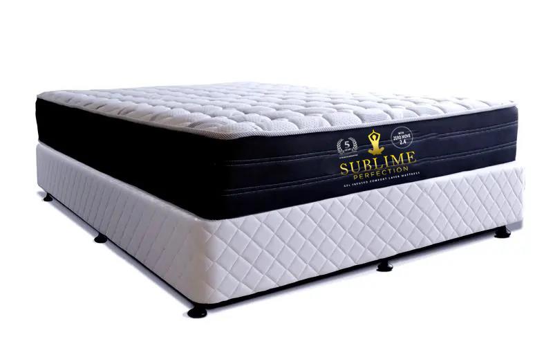 Sublime perfection mk-06 pocket spring firm mattress + ensemble base
