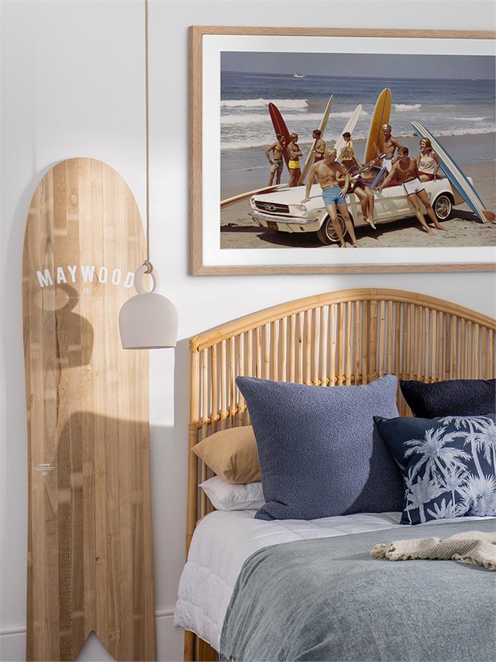 Summer Beach Ride I - Frame Oak - With Mat - 84x105 - Landscape