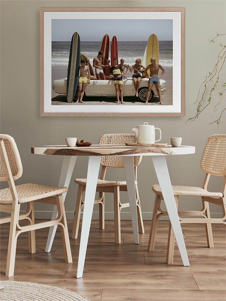 Summer Beach Ride II - Frame Oak - With Mat - 84x105 - Landscape