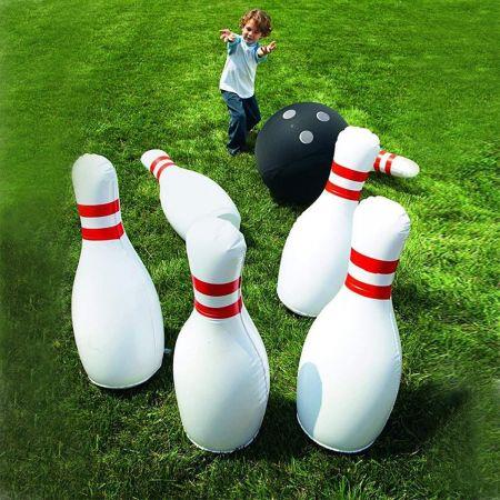 Summer Outdoor Fun Inflatable Bowling Balls for Kids Outdoor Beach Grassland Playing