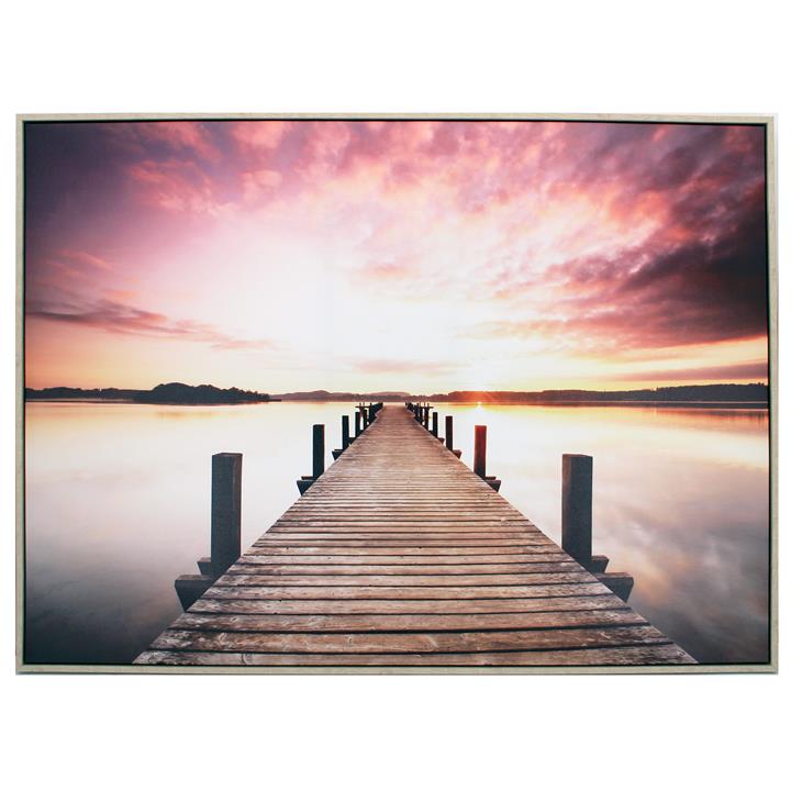 Sunrise Dock Print 110x80cm