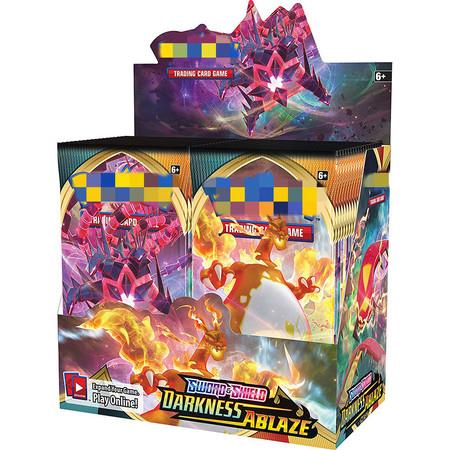 Sword and Shield Evolving Skies Booster Display Box - 36 Packs of 9 Cards - Trading Card Games - Darkness Ablaze