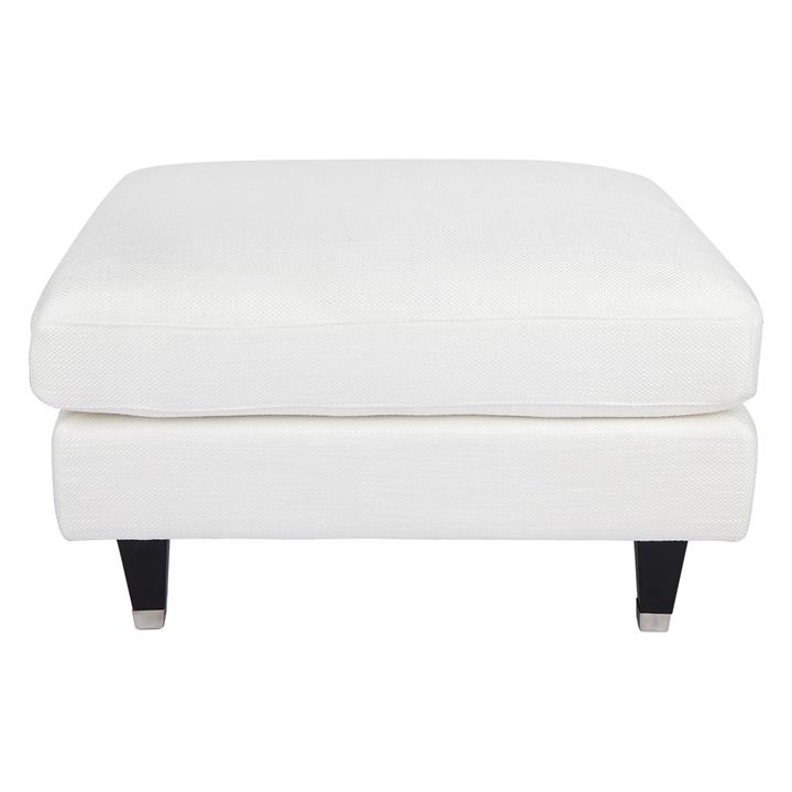 Tailor Foot Stool - Ivory Linen