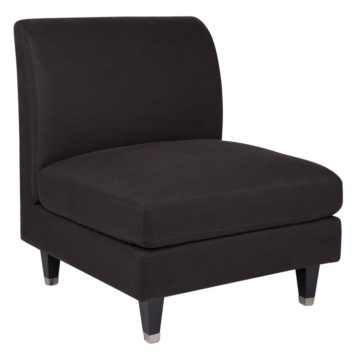 Tailor Occasional Chair - Black Linen