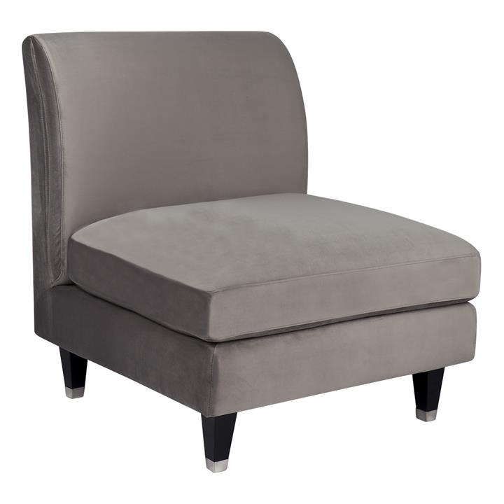 Tailor Occasional Chair - Charcoal Velvet