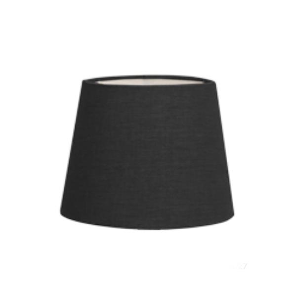 Tapered Drum Shade Black 20cm Dia