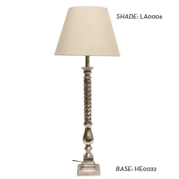 Tapered Shade Natural 35cm Dia