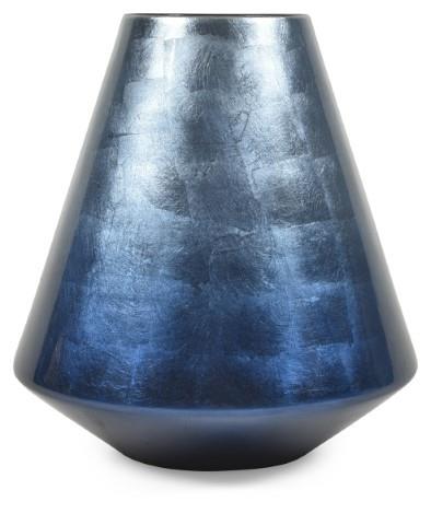 Tappered Medium Vase  Blue 295 Ombre  26x26xH28.5 cm