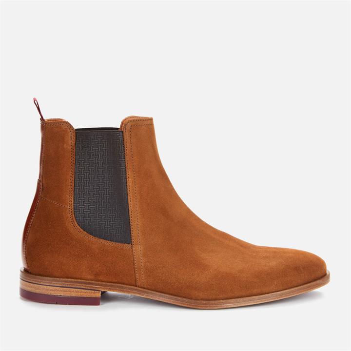 Ted Baker Men's Ficus Suede Chelsea Boots - Dark Tan - UK 9