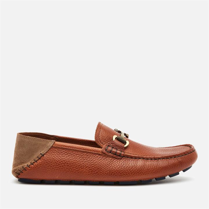 Ted Baker Men's Monnen Leather Driving Shoes - Brown - UK 9