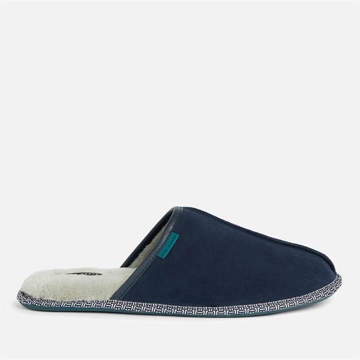 Ted Baker Men's Peterr Suede Mule Slippers - Navy - UK 8