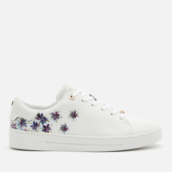 Ted Baker Women's Keilie Leather Cupsole Trainers - White - UK 7