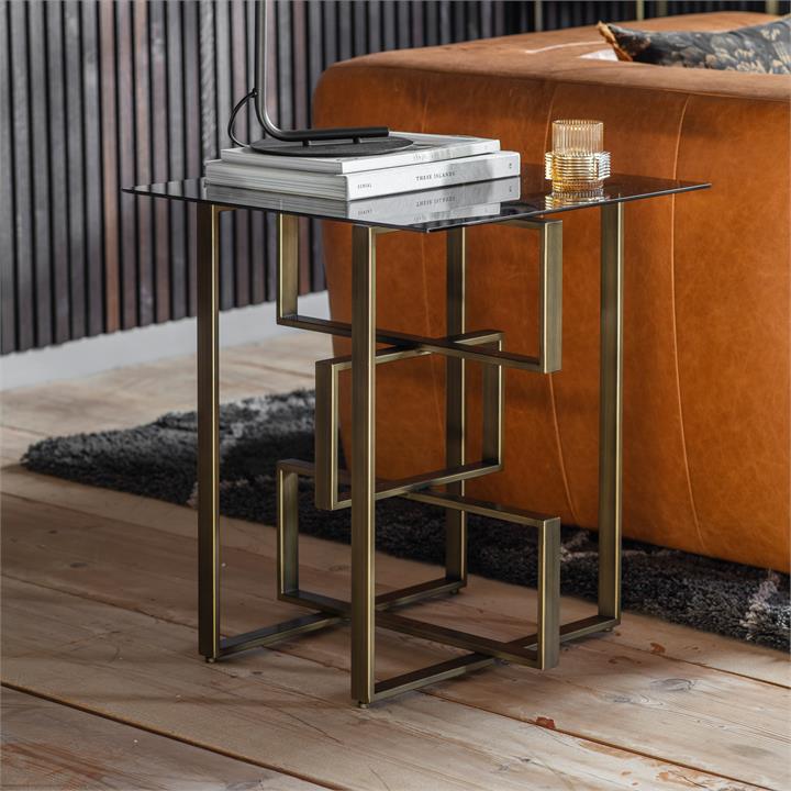 Tempest Side Table Bronze