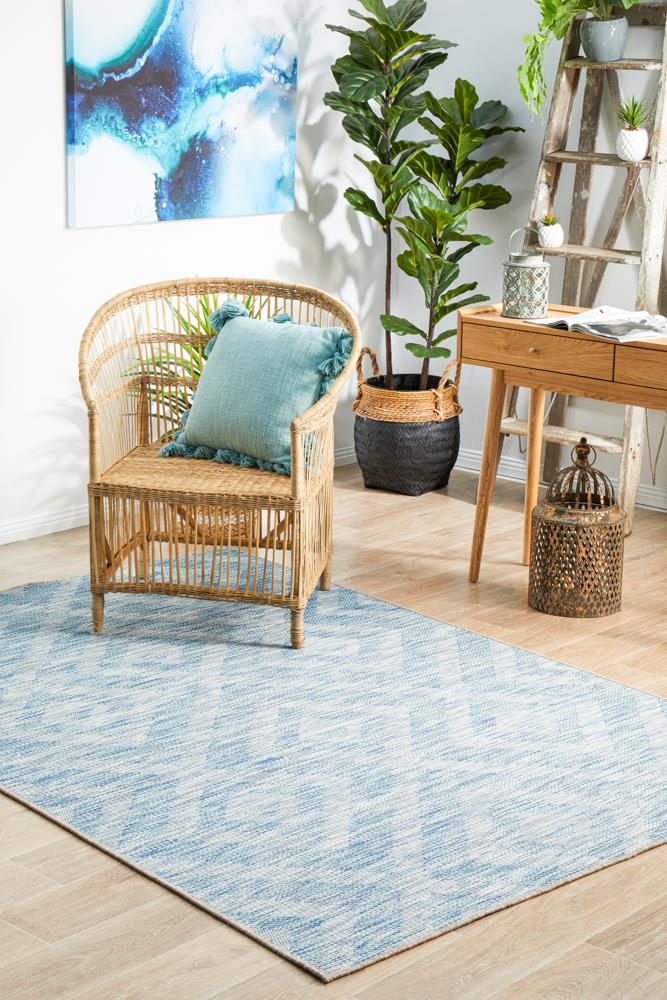 Terrace Cain Rug Blue 400X300