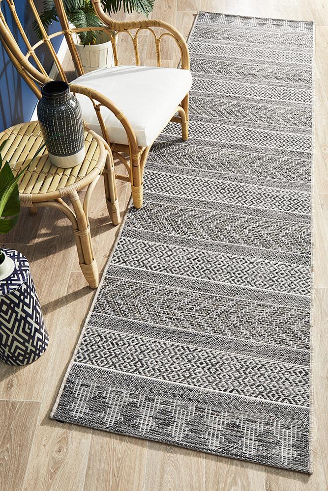 Terrace Urban Runner Rug Grey 400X80
